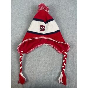 MLB Washington Nationals‎ Coca Cola Coke New Beanie Winter Pom Pom Knit Ski Hat